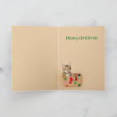 Beste Santa Paws, Definieer Goede Kitten Feestdagen Kaart (Binnen)