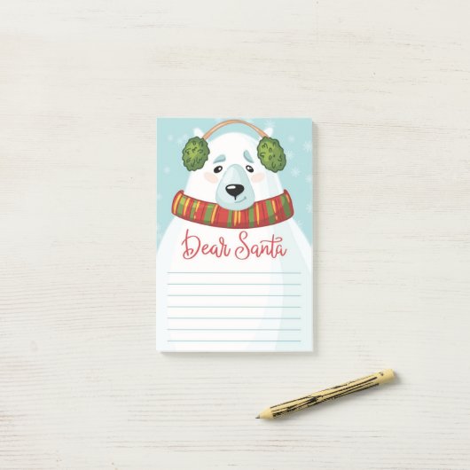 Beste Santa Polar Beer Post-It notities Post-it® Notes (Op bureau)