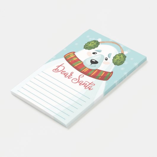 Beste Santa Polar Beer Post-It notities Post-it® Notes (Schuin)