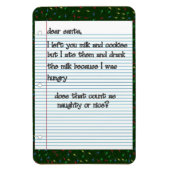 Beste Santa Premium Magnet Magneet (Verticaal)