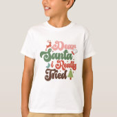 Beste Santa Retro Groovy Kerst Feestdagen T-shirt (Voorkant)