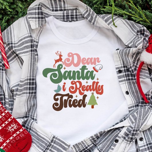 Beste Santa Retro Groovy Kerst Feestdagen T-shirt