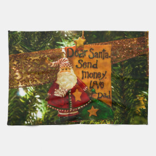 Beste Santa Send Money Theedoek