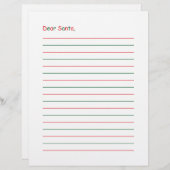 Beste Santa Stationery (Voorkant / Achterkant)