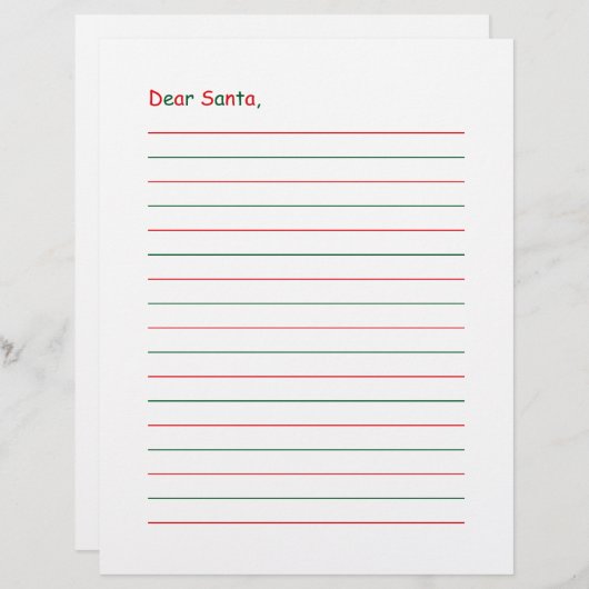 Beste Santa Stationery (Voorkant / Achterkant)