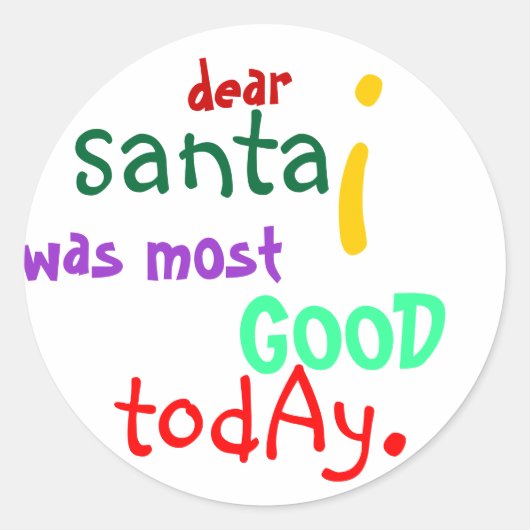 Beste Santa Stickers (Voorkant)