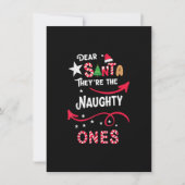 Beste Santa Theyu2019re de Naughty Ones Family Chr Kaart (Voorkant)