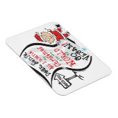 Beste Santa Vegan Wish Magneet (Rechterzijde)
