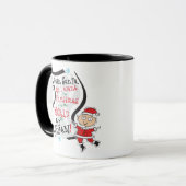 Beste Santa Vegan Wish Mok (Voorkant links)