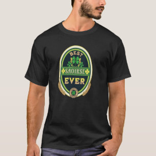 Beste Saoirse ooit Persoonlijke naam Irish Retro B T-shirt