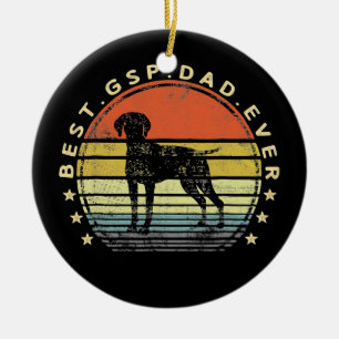 Beste SAP-vader ooit Hondenliefhebber Vaderdag Keramisch Ornament