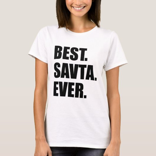 Beste Savta Ever T-shirt (Voorkant)