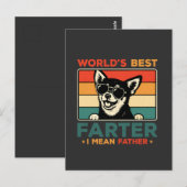 Beste Scheet van de Wereld, Ik bedoel Vader, Grapp Briefkaart (Voorkant / Achterkant)