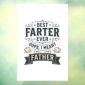 Beste Scheter Aller Tijden Grappig Vader Shirt Ont Raamsticker (Vel 3)