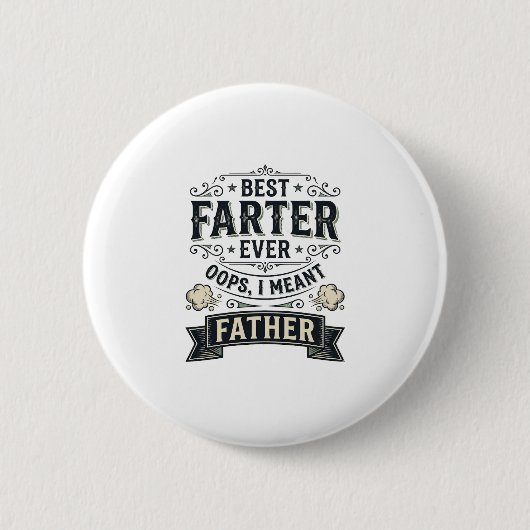 Beste Scheter Aller Tijden Grappig Vader Shirt Ont Ronde Button 5,7 Cm (Voorkant)