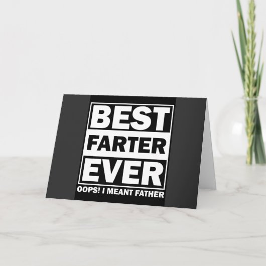 Beste Scheter Aller Tijden...Oops, Ik Bedoelde Vad Feestdagen Kaart (Voorkant)