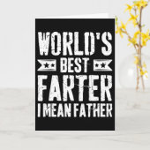 Beste Scheter Ter Wereld, Ik bedoel Vader, Grappig Kaart (Gele Bloem)