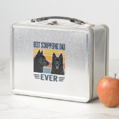 Beste Schipperke Vader Ooit Retro Hond Vector Desi (In situ)