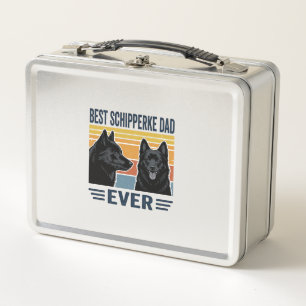 Beste Schipperke Vader Ooit Retro Hond Vector Desi