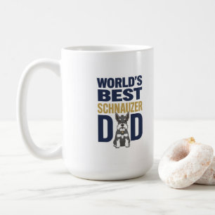 Beste Schnauzer-papa ter wereld Koffiemok
