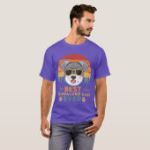 Beste Schnauzer vader ooit Vaderdag vriend T-shirt (Voorkant volledig)