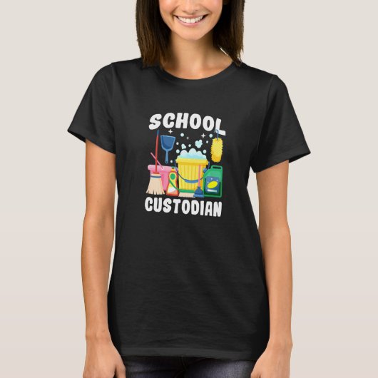 Beste School Bewaarder School Bewaarder T-shirt (Voorkant)