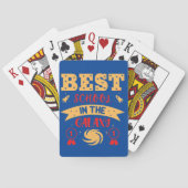 BESTE SCHOOL IN DE GALAXY grappig Pokerkaarten (Achterkant)