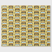 Beste schoolbuschauffeur Dank u Waardering Gift Cadeaupapier (Vlak)