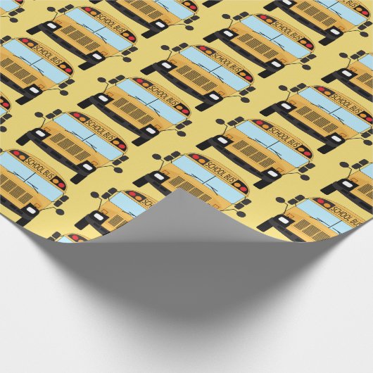 Beste schoolbuschauffeur Dank u Waardering Gift Cadeaupapier (Hoek)