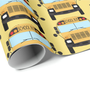 Beste schoolbuschauffeur Dank u Waardering Gift Cadeaupapier