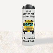 Beste schoolbuschauffeur ooit! Aangepaste tekst 16 Thermosbeker