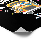 Beste schoolbusmonitor ooit poster (Hoek)