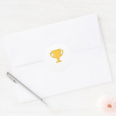 Beste schoolteam ooit ronde sticker (Envelop)