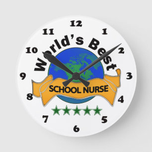 Beste schoolverpleegster ter wereld ronde klok
