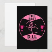 Beste schoondochter + cadeaus feestdagenkaart (Voorkant / Achterkant)