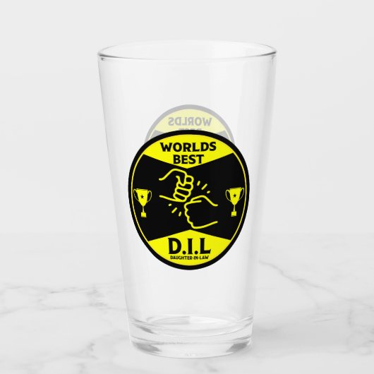 Beste schoondochter + cadeaus glas (Voorkant)