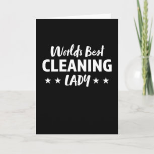 Beste schoonmaakster ter wereld Huishoudster Kaart