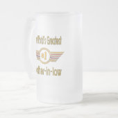 Beste schoonmoeder-in-law-cadeaus matglas bierpul (Voorkant links)