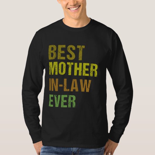 Beste schoonmoeder ooit grappig t-shirt (Voorkant)