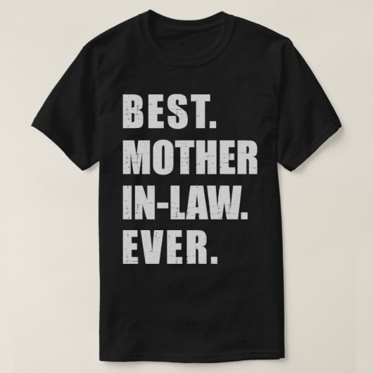 Beste schoonmoeder ooit t-shirt (Design voorkant)