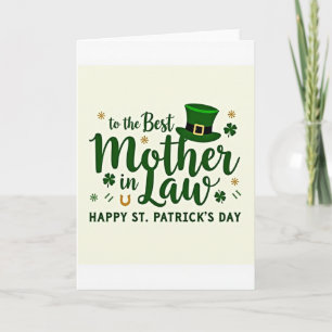 Beste Schoonmoeder St. Patrick Kaart