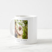 Beste schoonvader ooit foto gepersonaliseerd koffiemok (Voorkant links)
