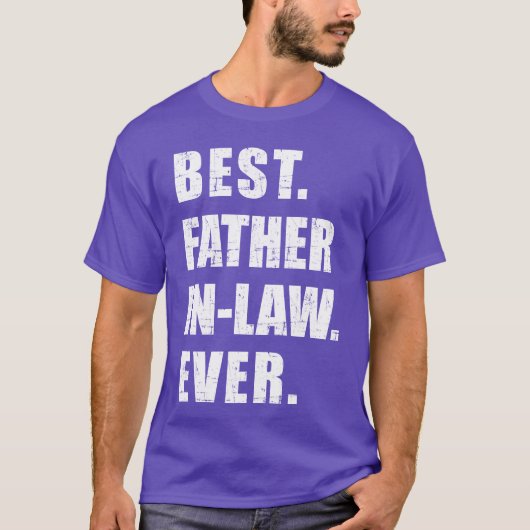 Beste schoonvader ooit t-shirt (Voorkant)