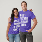 Beste schoonvader ooit t-shirt (Unisex)