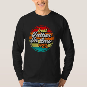Beste schoonvader ooit Vaderdag Opa Vinta T-shirt