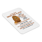 Beste schoonzoon, ik heb u mijn geweldige dochter  magneet (Rechterzijde)