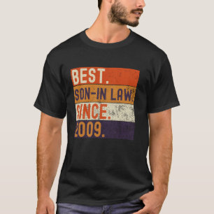 Beste schoonzoon sinds 2009 Familie zoon Verjaarda T-shirt
