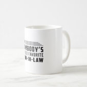 beste schoonzoon trots Geweldige grappig cadeau Koffiemok (Voorkant rechts)