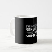 beste schoonzoon zoon trots Geweldige cadeau idee Koffiemok (Voorkant links)