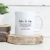 Beste schoonzus ooit gepersonaliseerd koffiemok